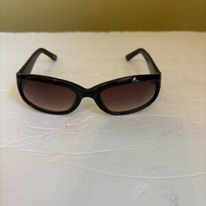 Fossil Women's Rectangle Sunglasses Dark Brown Frames